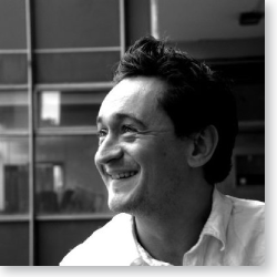 A black and white photograph of Christopher Heeney. A black and white photograph of Christopher Heeney.